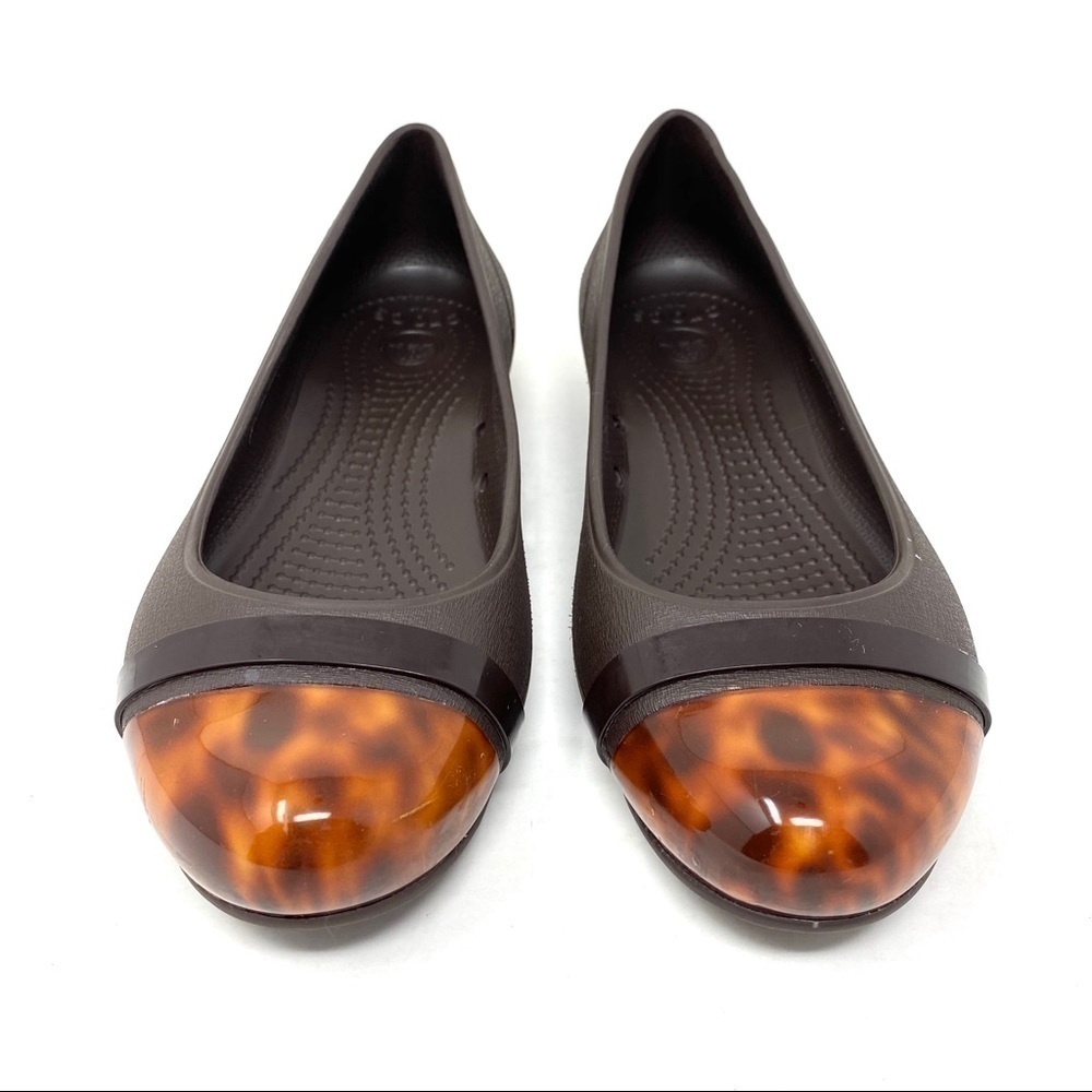 Crocs Cap Toe Tortoise Ballet Flat - Picture 5 of 8